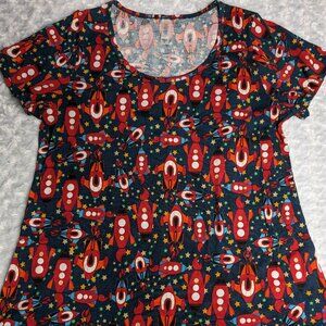 Medium Space Rocket LuLaRoe Classic T